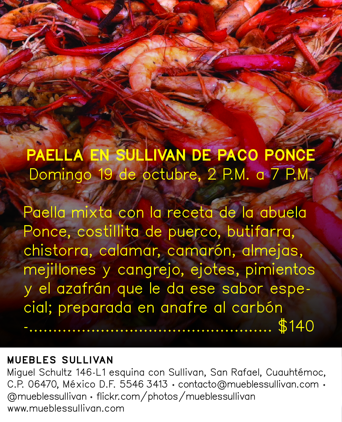 PAELLA EN SULLIVAN DE PACO PONCE